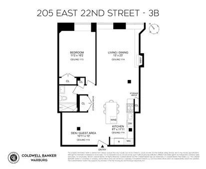 Gramercy Park Habitat, 205 East 22nd Street, #3B