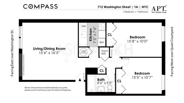 West Village Houses, 712 Washington Street, #1A