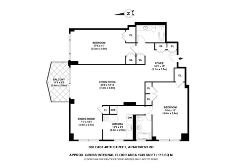 The Churchill, 300 East 40th Street, #8B