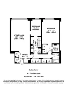 Sutton Manor, 411 East 53rd Street, #14A