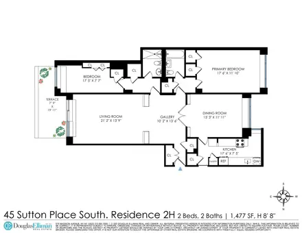 Cannon Point South, 45 Sutton Place South, #2H