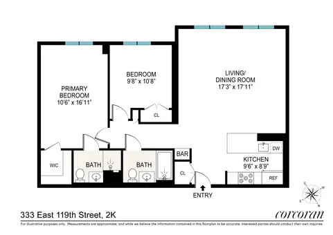 The Palm, 333 East 119th Street, #2K