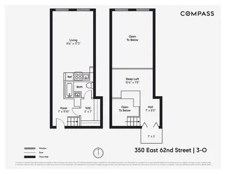 The Beekman Condominium, 350 East 62nd Street, #3O