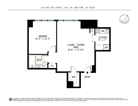 Trafalgar House, 120 East 90th Street, #8H