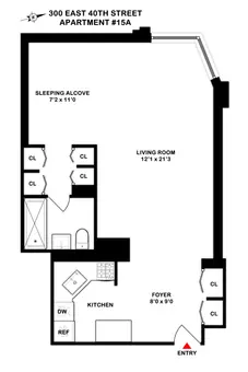 The Churchill, 300 East 40th Street, #15A