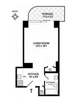 The Whitney, 311 East 38th Street, #3A