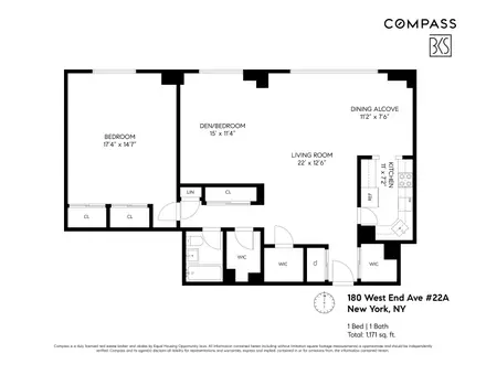 Lincoln Towers, 180 West End Avenue, #22A