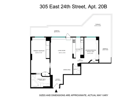 The New York Towers, 305 East 24th Street, #20B