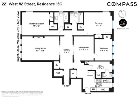 The Rousseau, 221 West 82nd Street, #G15