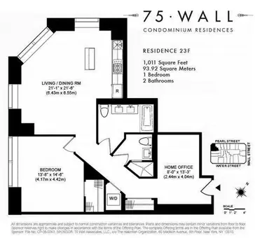 75 Wall Street, #23F