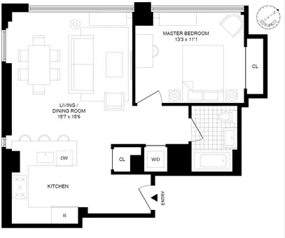 Coda Condominium, 385 First Avenue, #6H