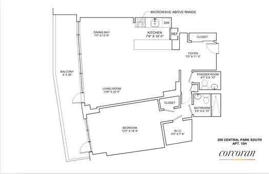 200 Central Park South, #10H