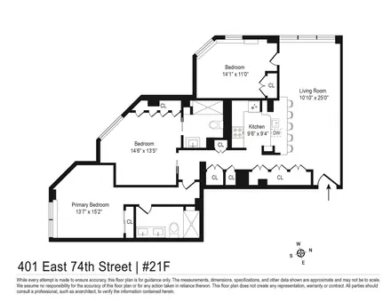 The Amherst, 401 East 74th Street, #21F