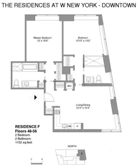 W Residences, 123 Washington Street, #53F