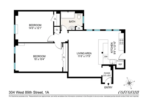 304 West 89th Street, #1A