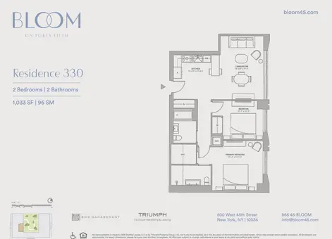 Bloom 45, 500  West 45th Street, #530