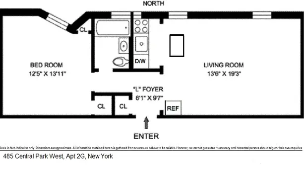 The Hartley, 485 Central Park West, #2G