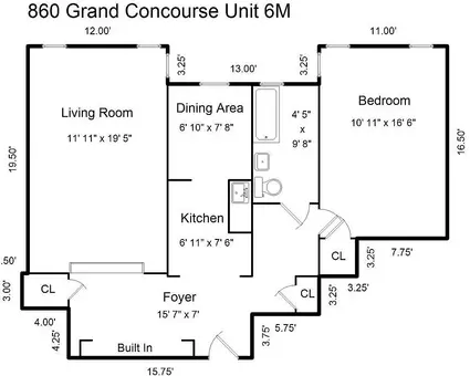 860 Grand Concourse, #6M