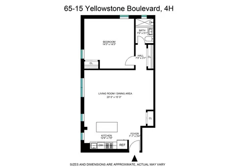 65-15 Yellowstone Boulevard, #4H