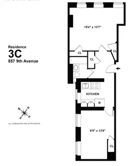 857 Ninth Avenue, #3C