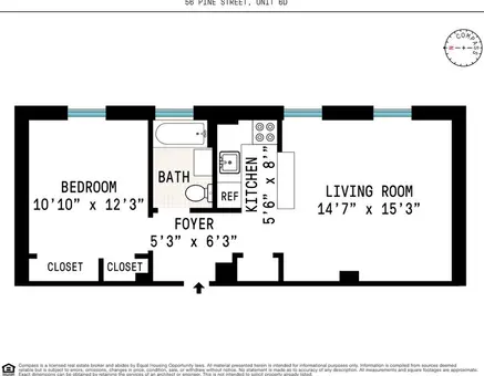 Cambridge Club Condominium, 56 Pine Street, #6D