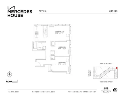 Mercedes House, 550 West 54th Street, #613