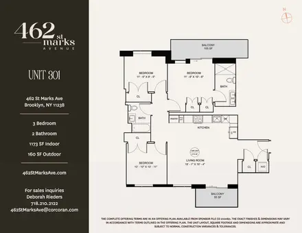 The 462 St. Marks Avenue Condominium, 462 St. Marks Avenue, #301