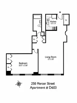 250 Mercer Street, #D603