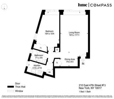 The Diplomat, 210 East 47th Street, #7J