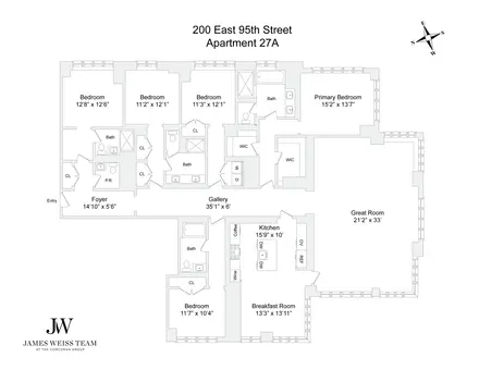 The Kent, 200 East 95th Street, #27A