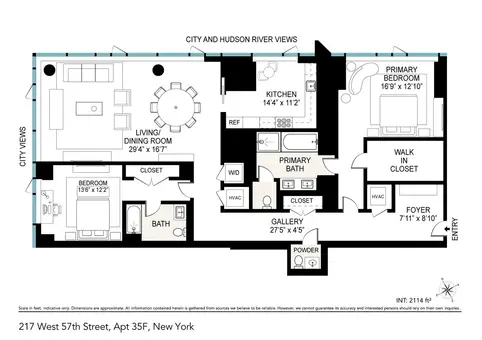 Central Park Tower, 217 West 57th Street, #35F