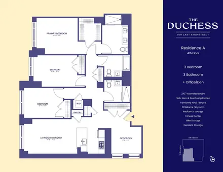 The Duchess, 300 East 83rd Street, #4A