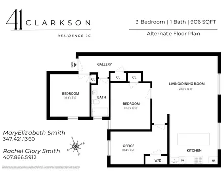 The Parkside, 35 Clarkson Avenue, #1G