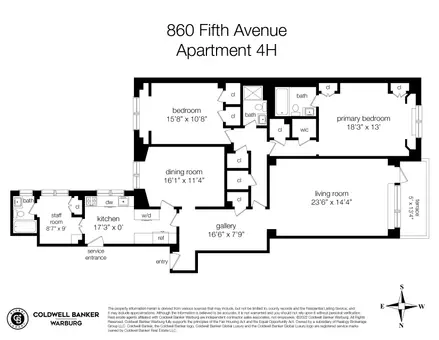 860 Fifth Avenue, #4H