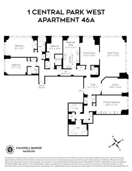 1 Central Park West, #46A