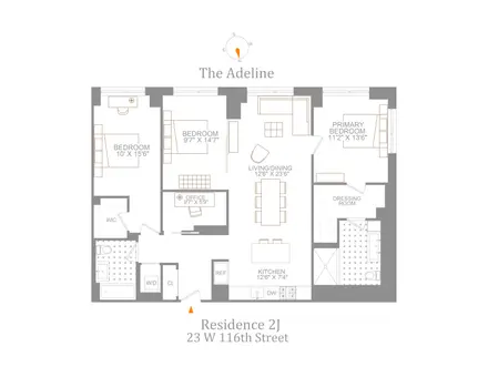 The Adeline, 23 West 116th Street, #2J
