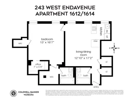 Coliseum Plaza, 243 West End Avenue, #16121614