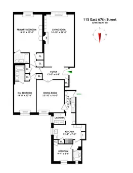 Millan House, 115 East 67th Street, #5B