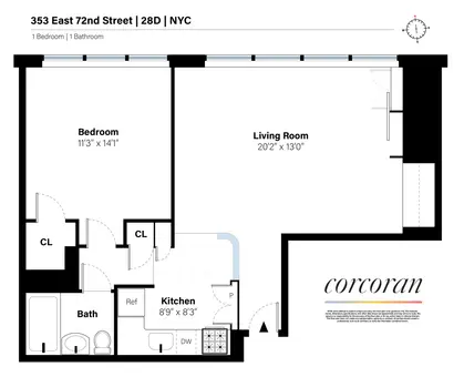 The Fontaine, 353 East 72nd Street, #28D