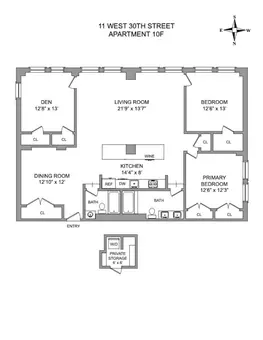 11 West 30th Street, #10F