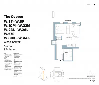 The Copper, 626 First Avenue, #W30K