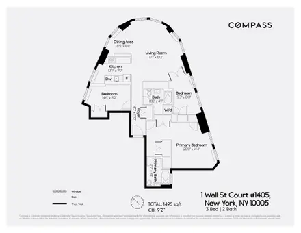 Cocoa Exchange, 1 Wall Street Court, #1405