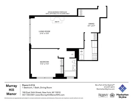 Murray Hill Manor, 166 East 34th Street, #2007