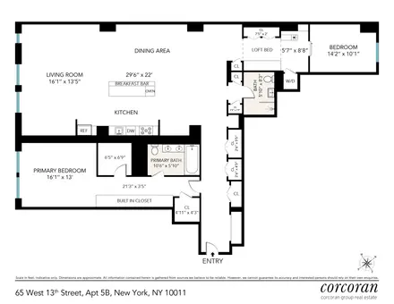 The Greenwich, 65 West 13th Street, #5B