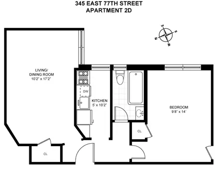 The Sequoia, 345 East 77th Street, #2D