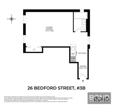 26 Bedford Street, #3B