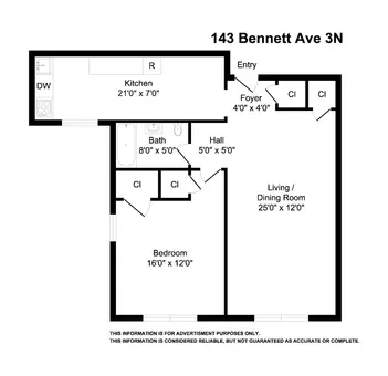 143 Bennett Avenue, #3N