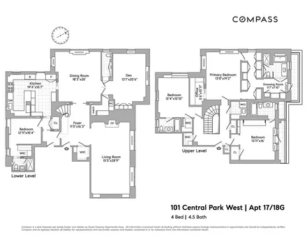 101 Central Park West, #1718G