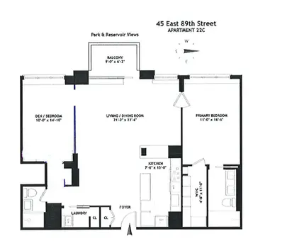 45 East 89th Street, #22C