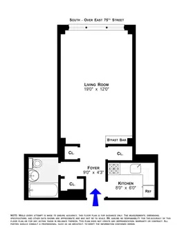 The Eastbrook, 333 East 75th Street, #6D